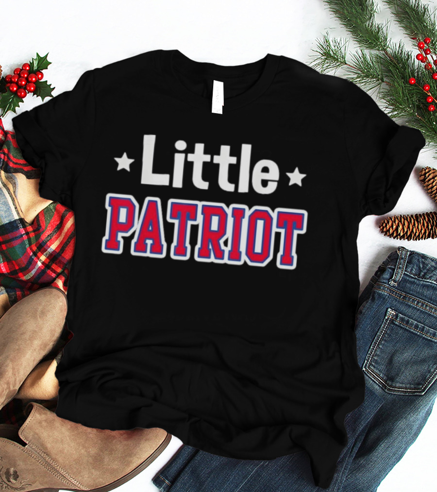Little Patriot Star Shape T-Shirt