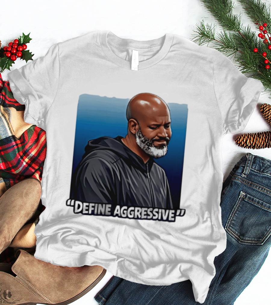 Define Aggressive Detroit Lions Brad Holmes T-Shirt