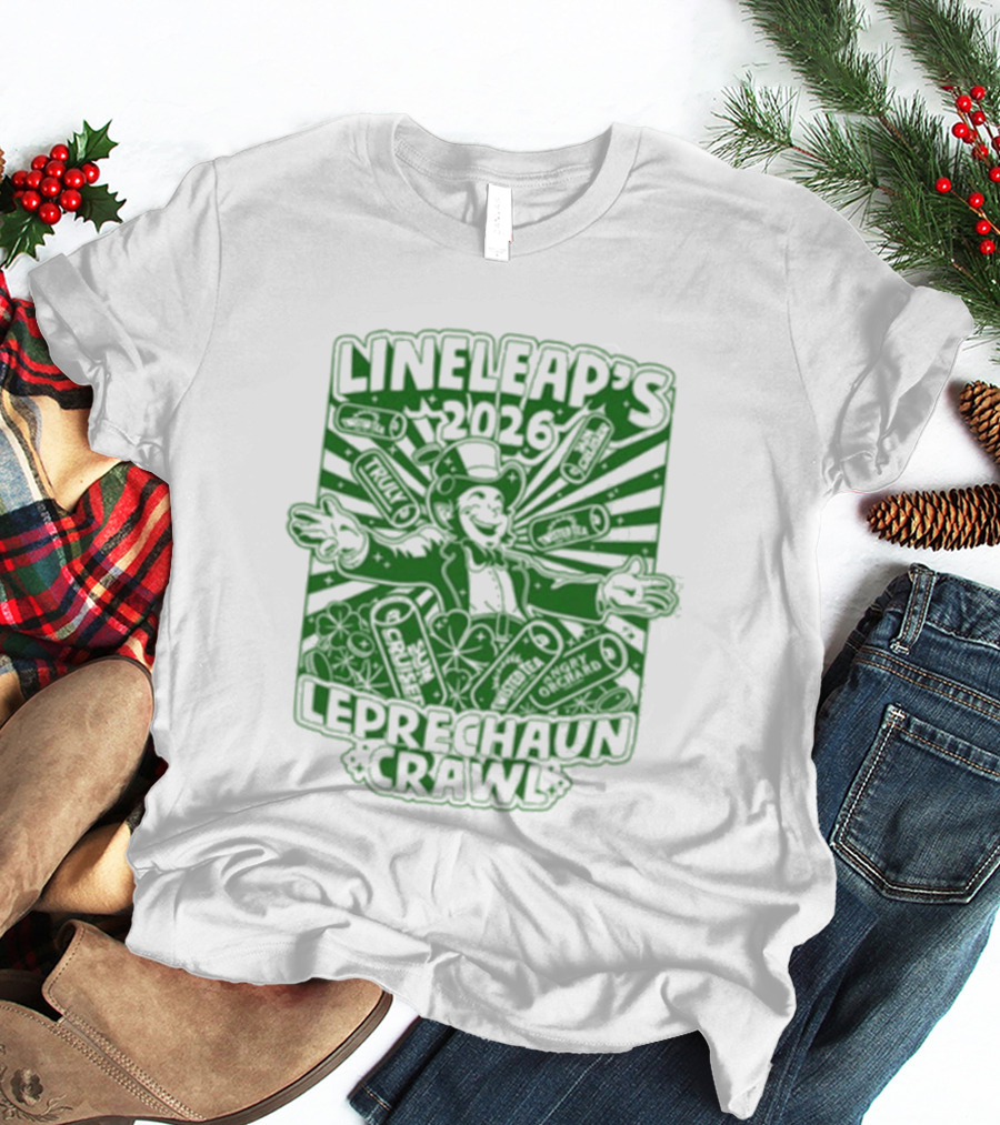 Lineleap's 2026 Leprechaun Crawl T-Shirt