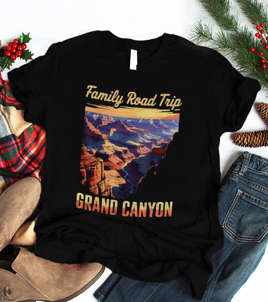 Family Road Trip Grand Canyon National Park Adventure T-Shirt