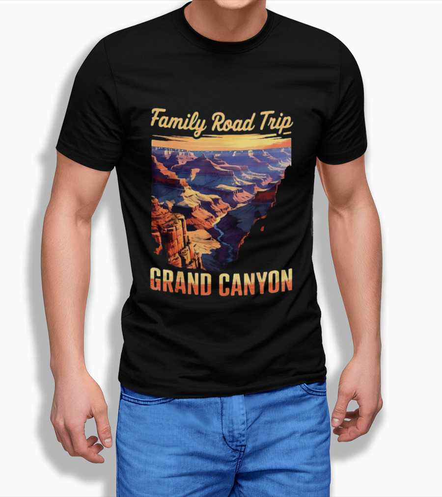 Family Road Trip Grand Canyon National Park Adventure T-Shirt