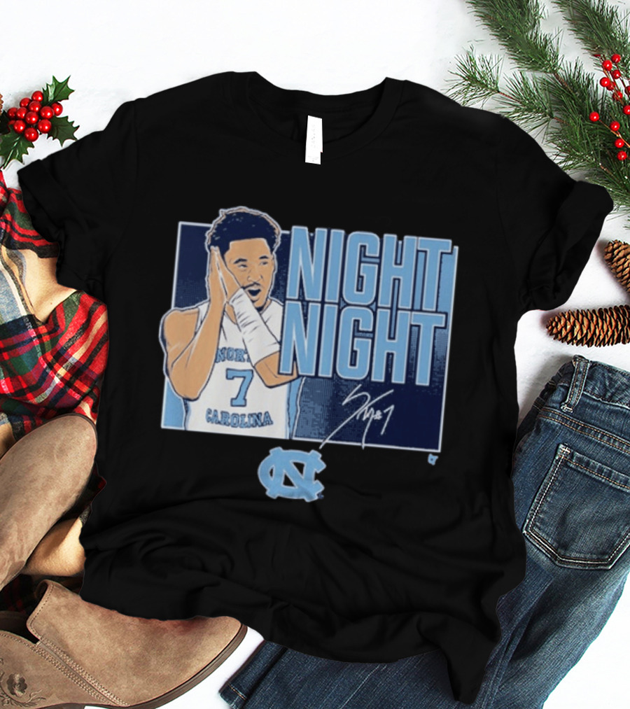 Seth Trimble Night Night North Carolina Tar Heels Basketball UNC T-Shirt