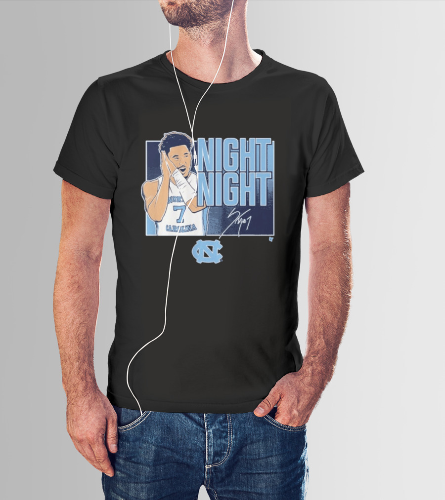 Seth Trimble Night Night North Carolina Tar Heels Basketball UNC T-Shirt