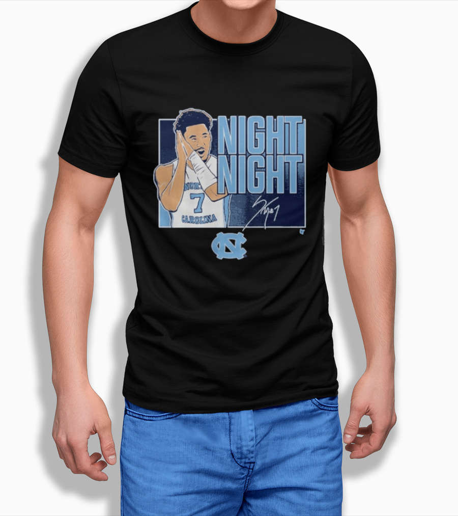 Seth Trimble Night Night North Carolina Tar Heels Basketball UNC T-Shirt