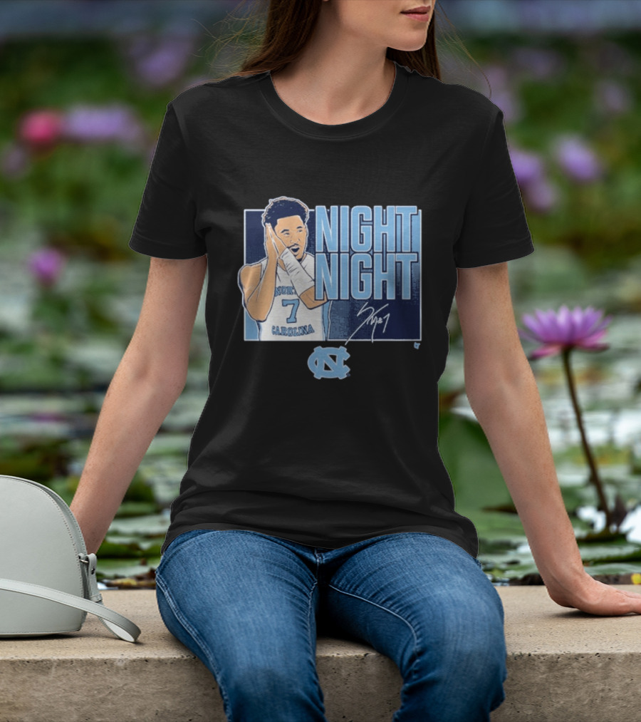 Seth Trimble Night Night North Carolina Tar Heels Basketball UNC T-Shirt
