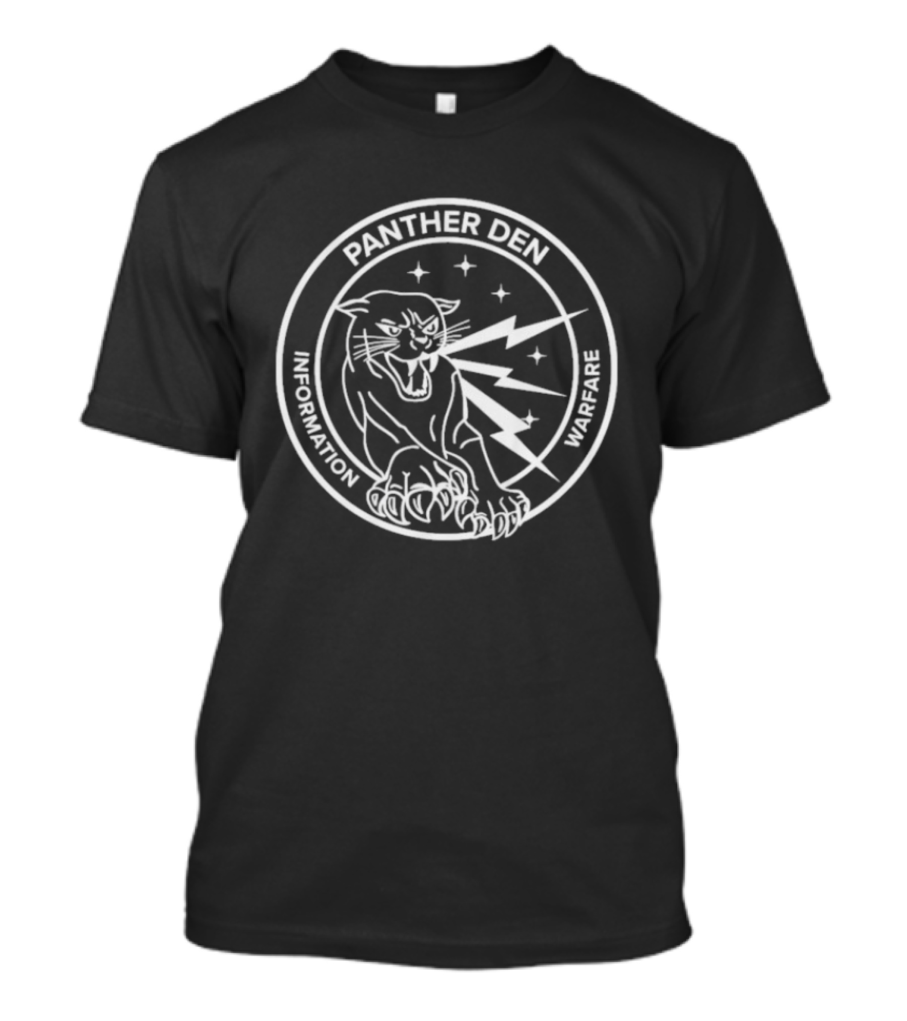 Panther Den Information Warfare Justin Taylor T-Shirt