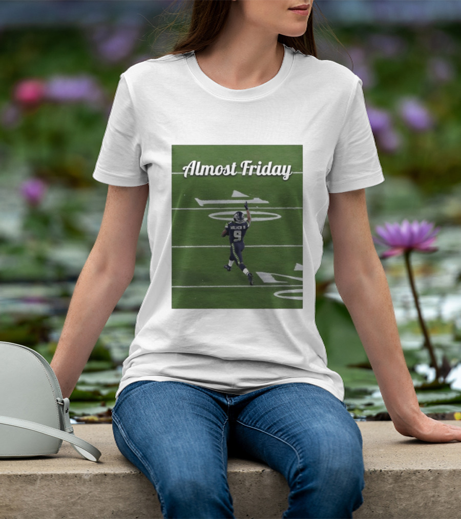 Almost Friday Kenneth Walker III Seahawks Football Celebration T-Shirt