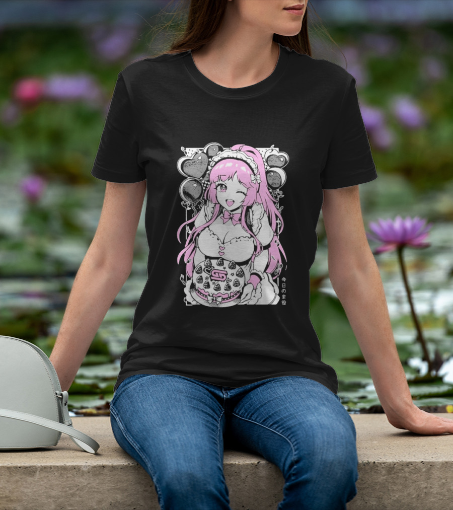 Gamer Supps Waifu Birthday Girl 10th Anniversary Celebration T-Shirt