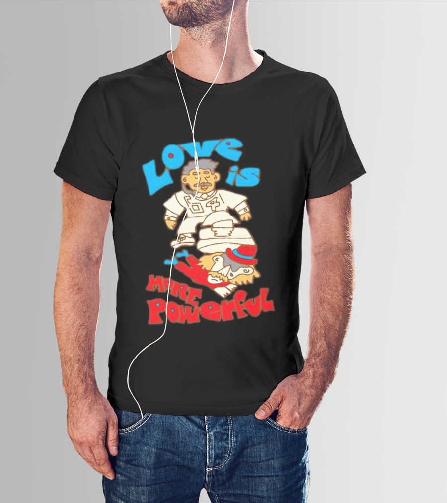 Love Is More Powerful Sam Lane 04 Football Tackle Cartoon T-Shirt