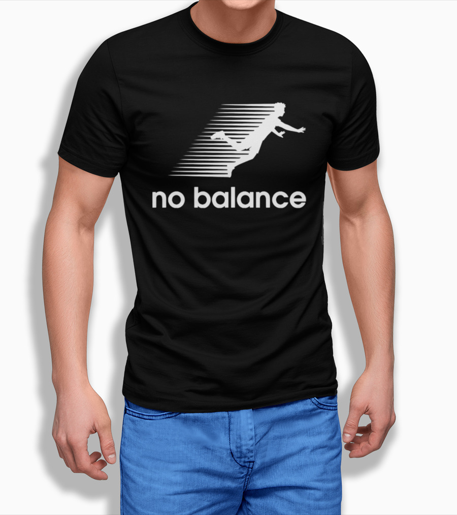 No Balance Soccer Player Speed Line Motion 26 T-Shirt