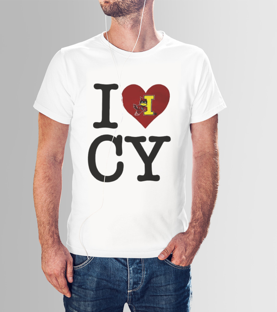 Iowa State Cyclones I Heart CY T-Shirt