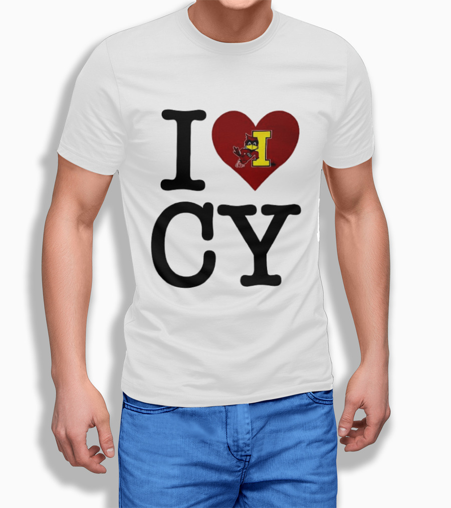 Iowa State Cyclones I Heart CY T-Shirt