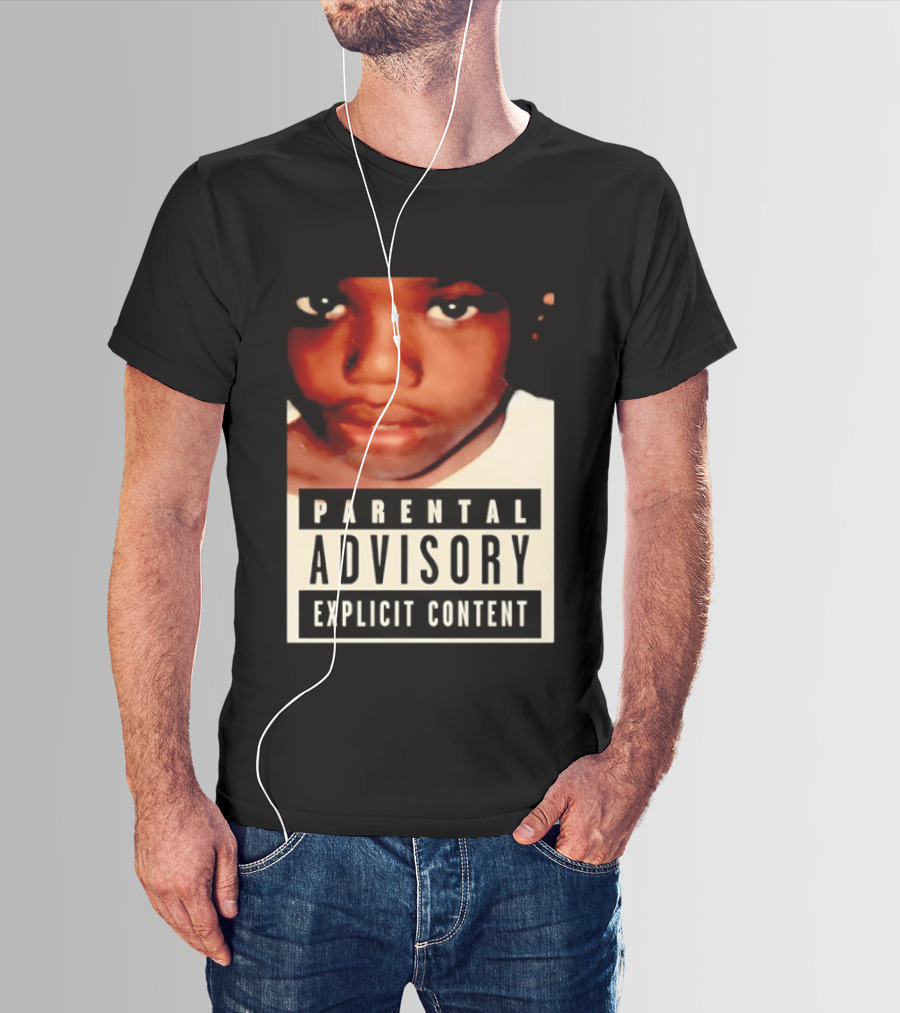 Parental Advisory Explicit Content Baby Keem Casino Album Cover Tracklist T-Shirt