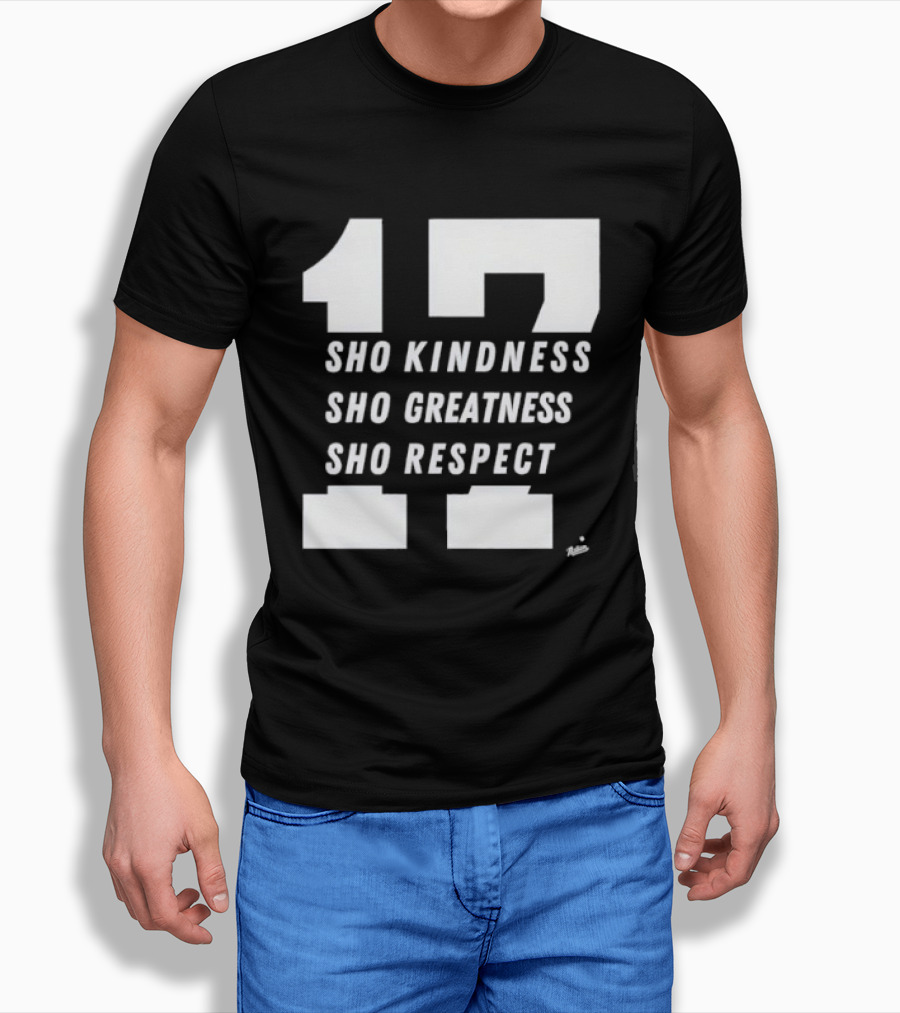 Shohei Ohtani Kindness Greatness Respect Number 17 T-Shirt