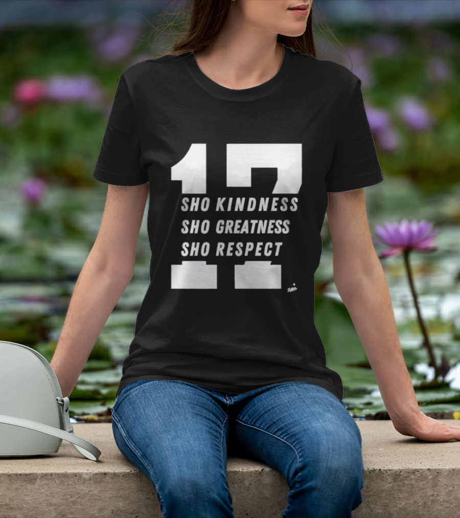 Shohei Ohtani Kindness Greatness Respect Number 17 T-Shirt