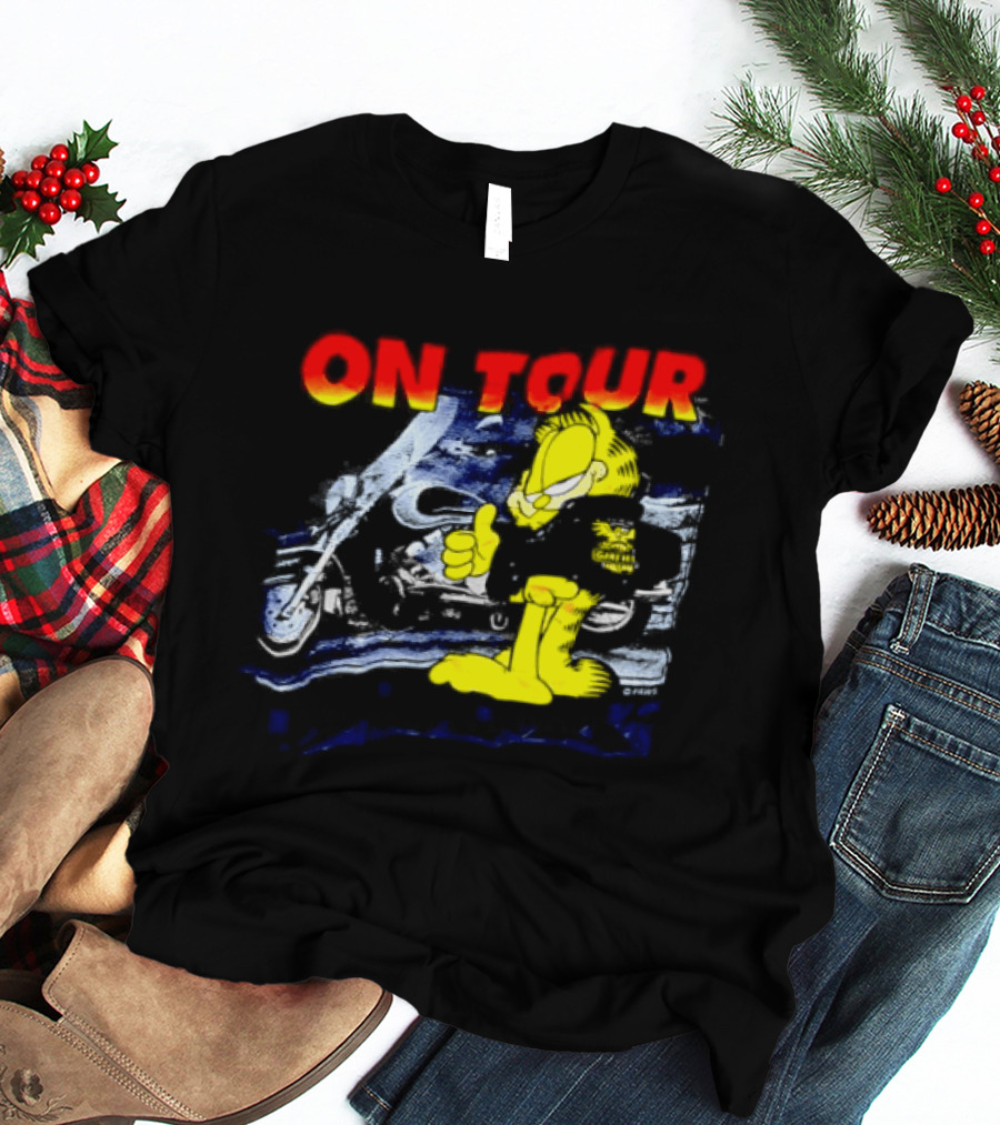 Garf On Tour Motorcycle Adventure T-Shirt