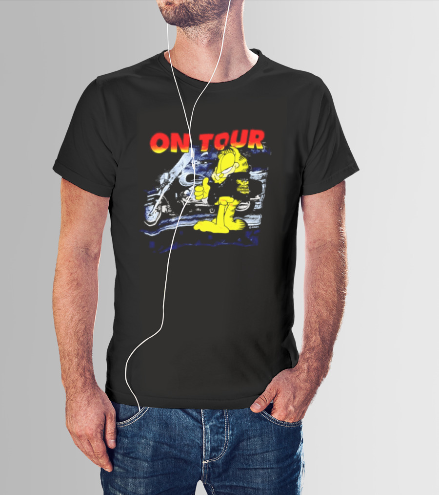 Garf On Tour Motorcycle Adventure T-Shirt