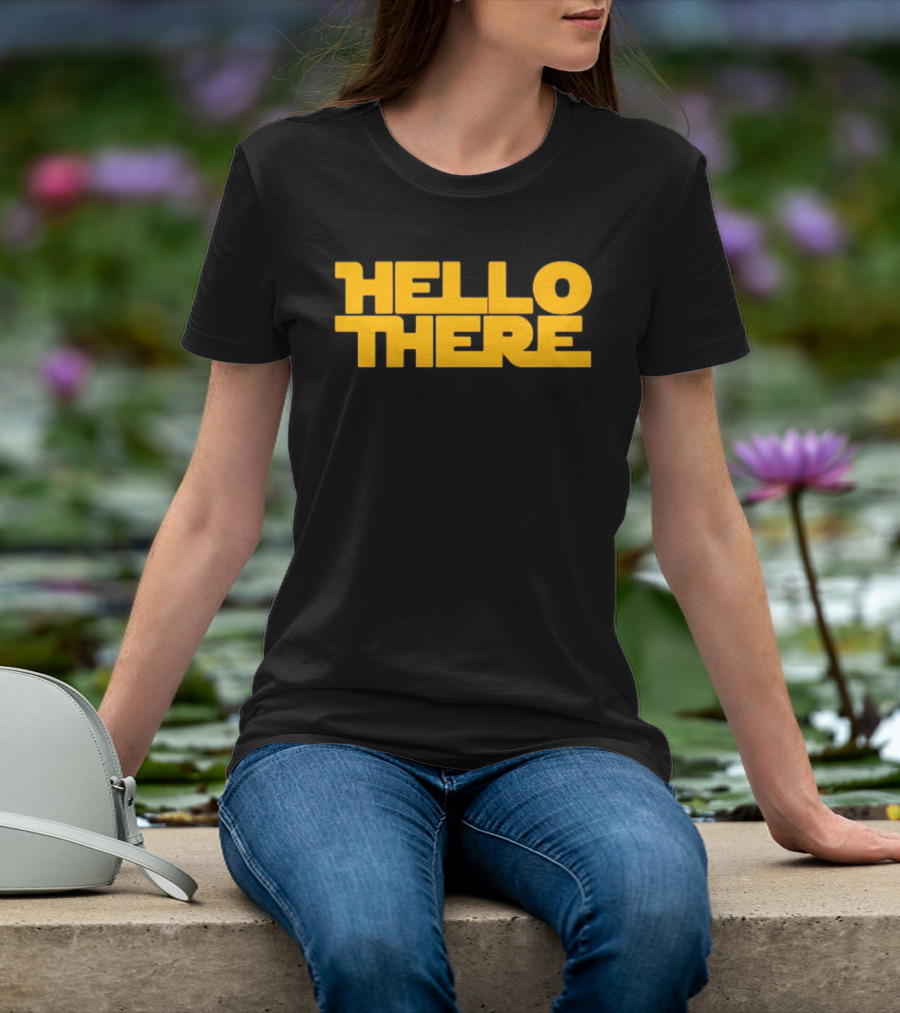 Hello There Obi Wan Kenobi Yellow T-Shirt