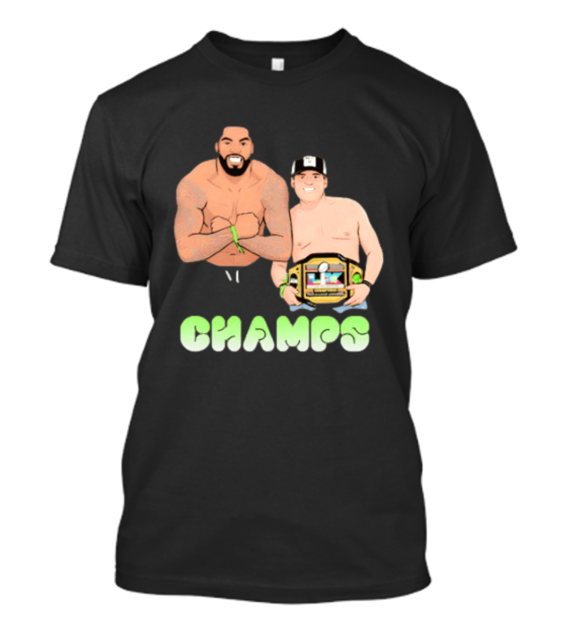 JS And Leo Celebrate Seattle Champs With Belt Champs T-Shirt