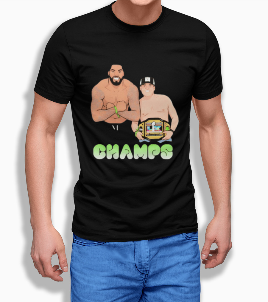 JS And Leo Celebrate Seattle Champs With Belt Champs T-Shirt