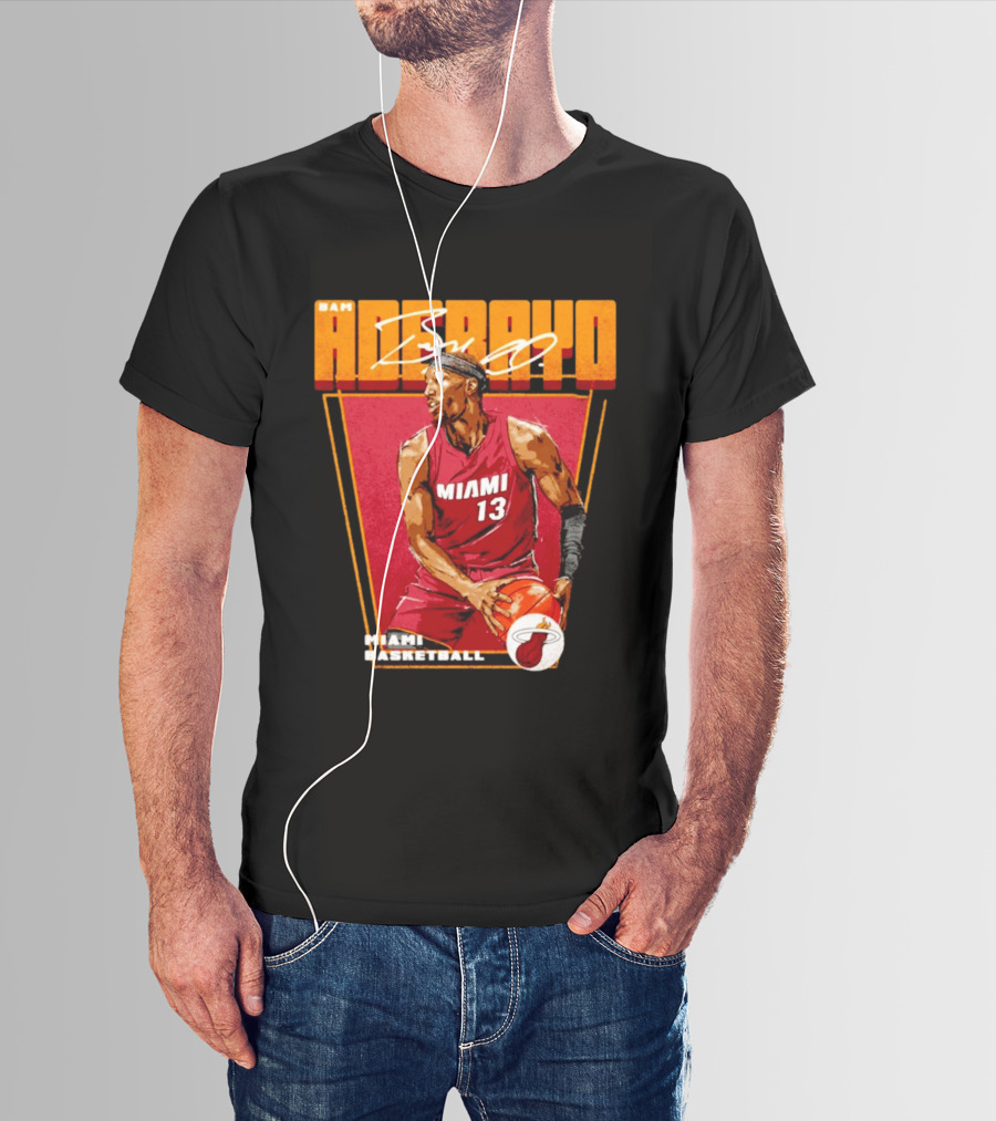 Bam Adebayo Miami 13 Basketball Heat T-Shirt