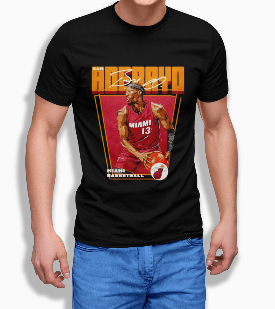 Bam Adebayo Miami 13 Basketball Heat T-Shirt