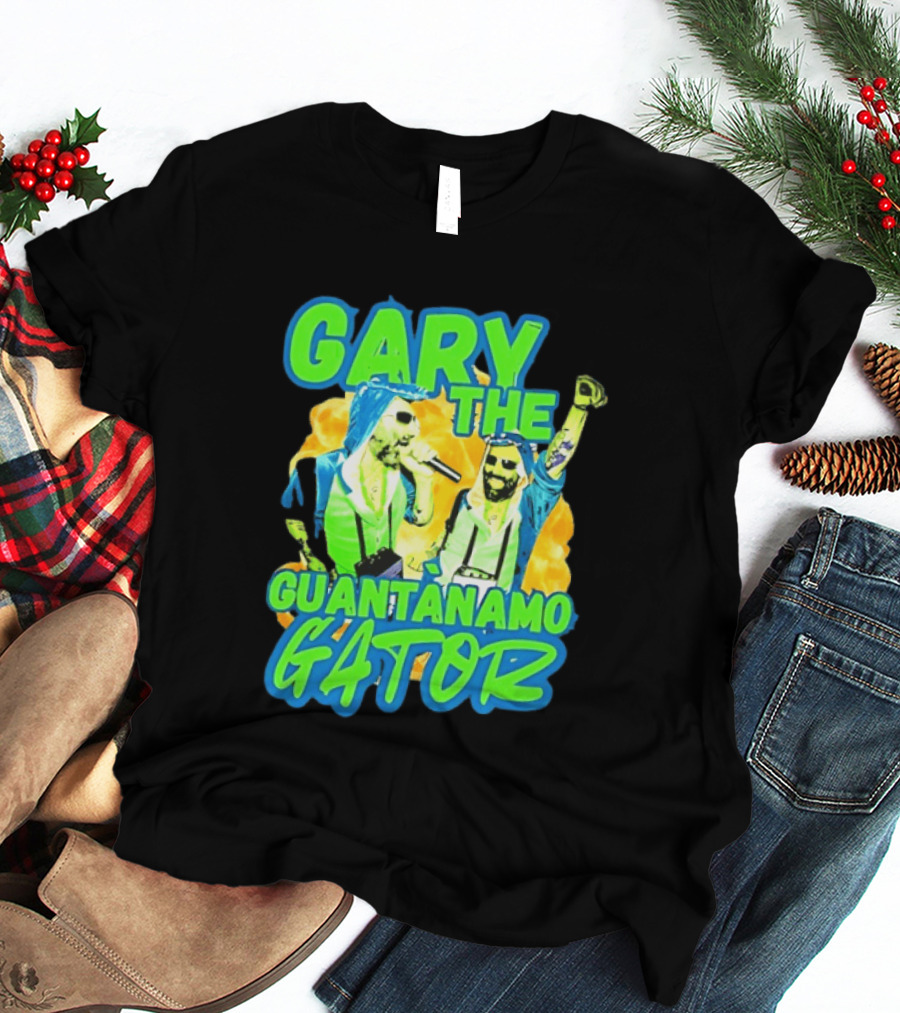 Gary The Guantanamo Gator Retro Pop Culture T-Shirt