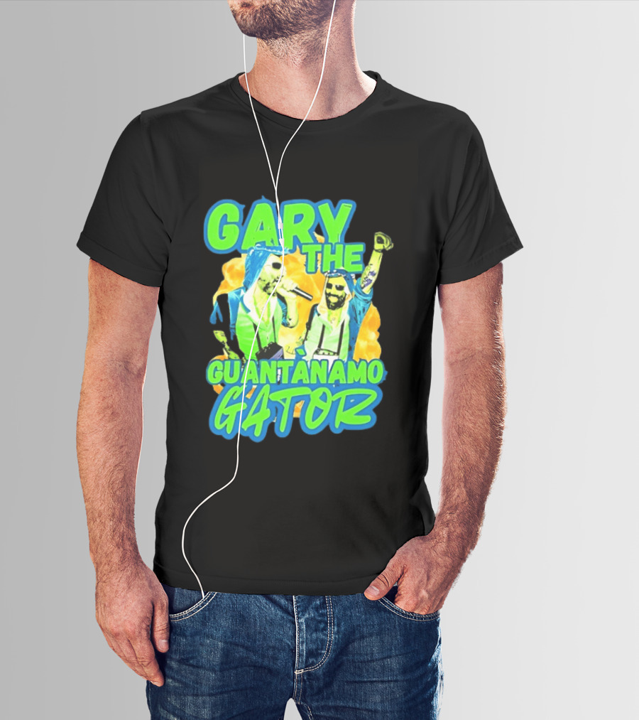 Gary The Guantanamo Gator Retro Pop Culture T-Shirt