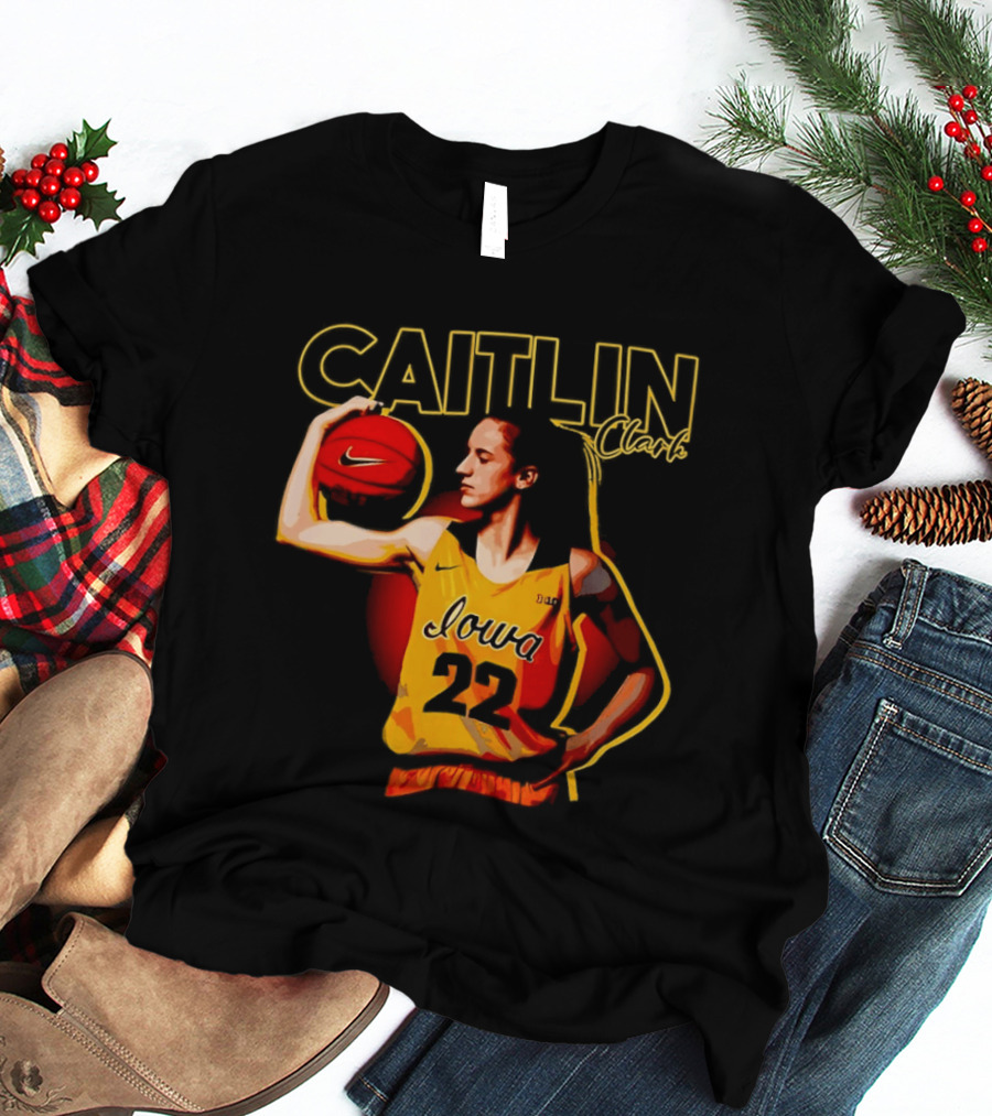 Caitlin Clark Iowa Basketball 22 Nike T-Shirt