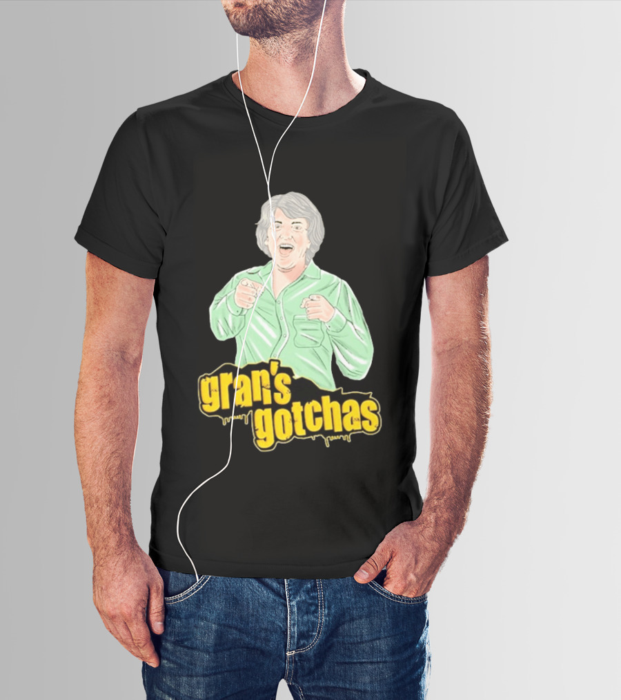 Gran's Gotchas Hilarious Moments With Playful Gesture Image T-Shirt