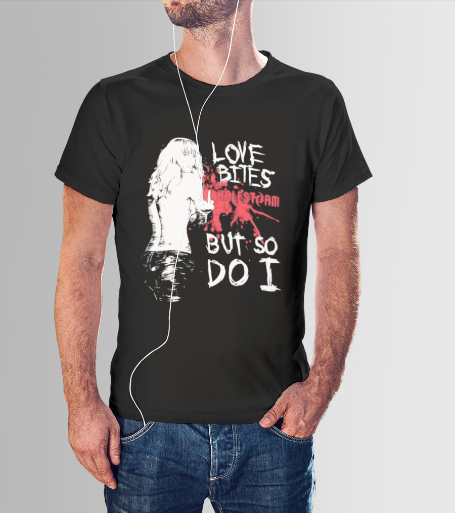 Halestorm Love Bites But So Do I Middle Finger Women's Clothing T-Shirt