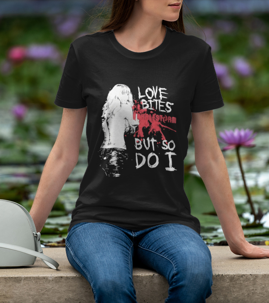 Halestorm Love Bites But So Do I Middle Finger Women's Clothing T-Shirt