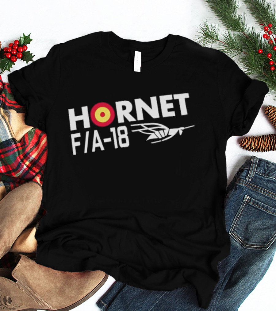 Hornet F/A 18 McDonnell Douglas Jet Fighter Aviation T-Shirt