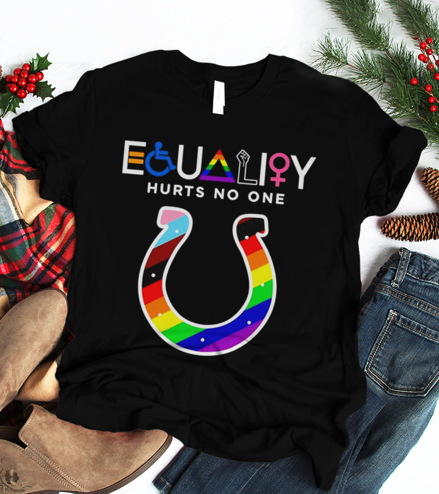 Indianapolis Colts Equality Hurts No One Pride T-Shirt