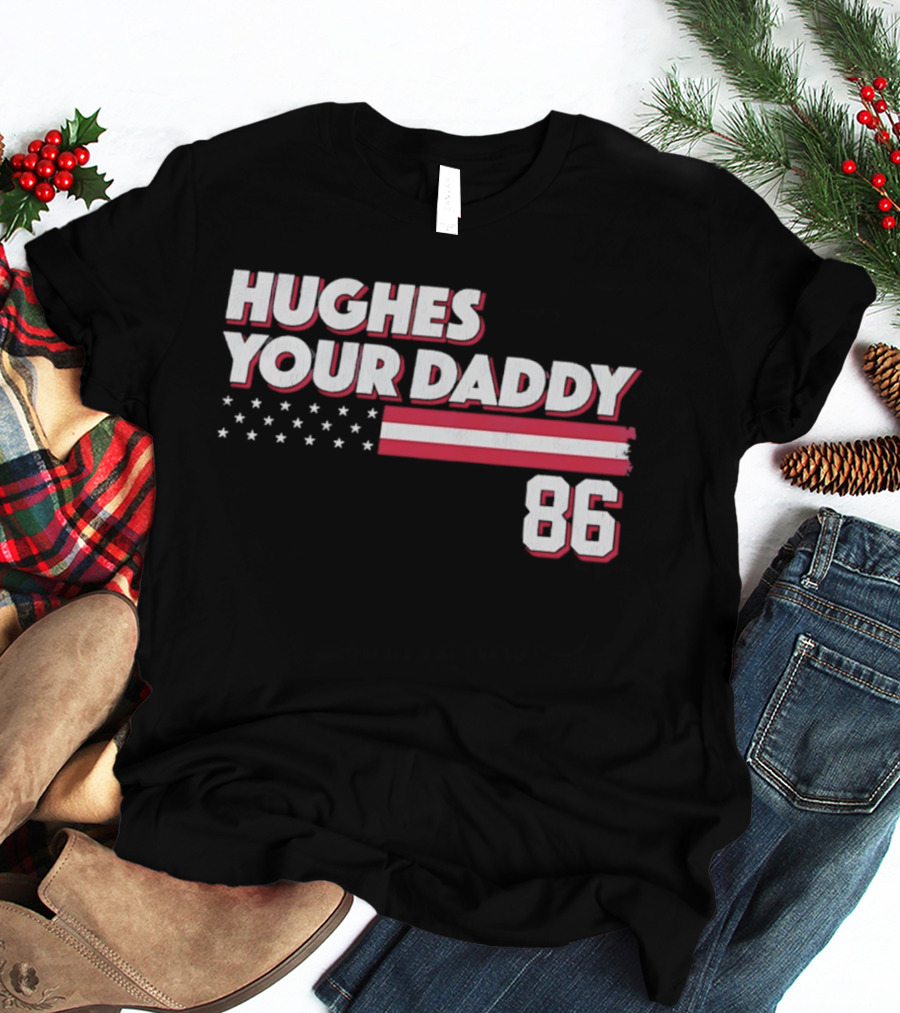 Hughes Your Daddy 86 Stars And Stripes T-Shirt