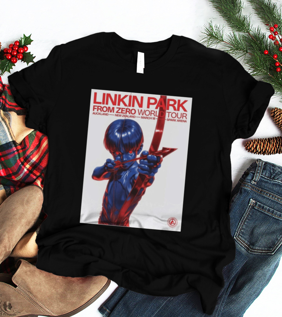 Linkin Park From Zero World Tour Auckland New Zealand 2026 March 18 Spark Arena T-Shirt