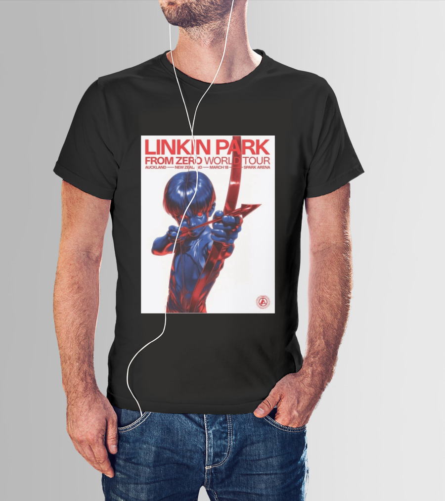 Linkin Park From Zero World Tour Auckland New Zealand 2026 March 18 Spark Arena T-Shirt