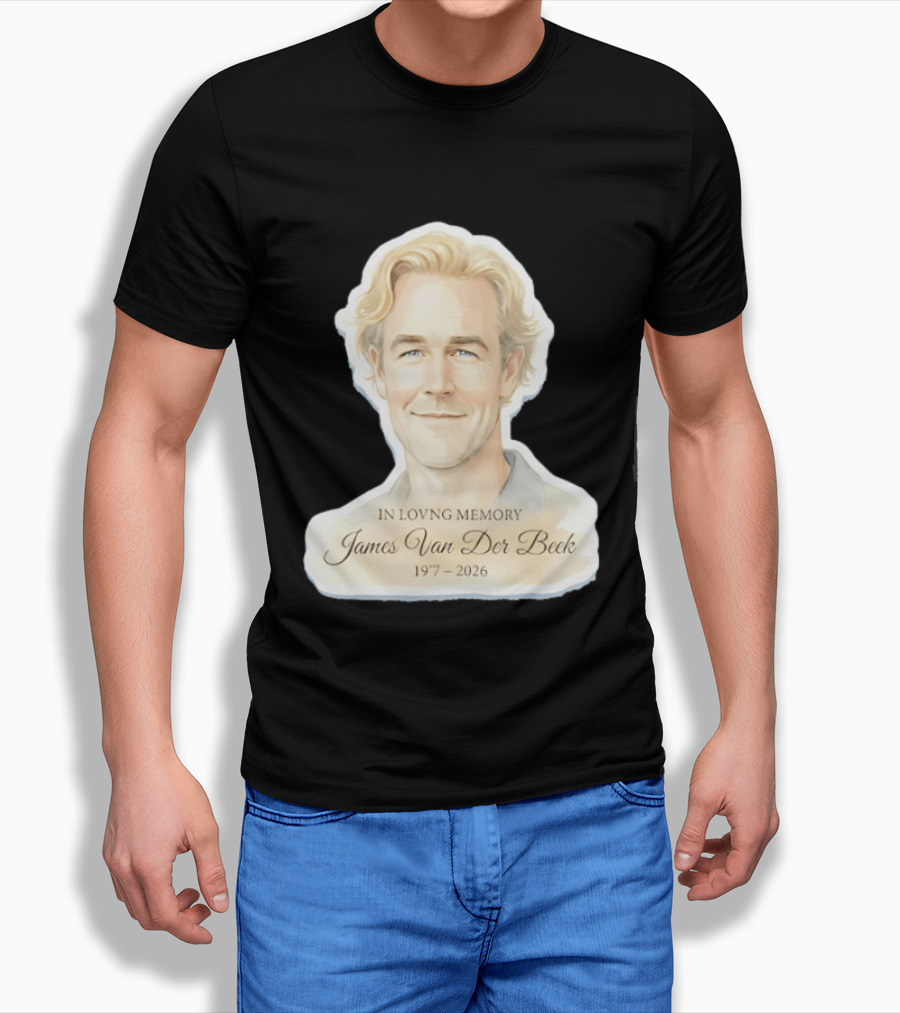James Van Der Beek In Loving Memory 1977 2026 T-Shirt