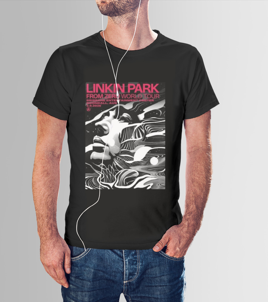 Linkin Park From Zero World Tour Brisbane Entertainment Center Boondall Australia March 3 2026 T-Shirt