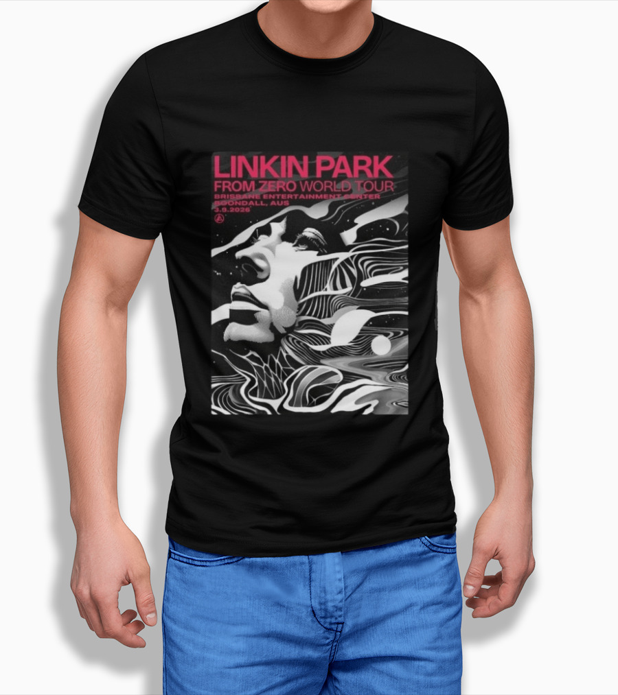 Linkin Park From Zero World Tour Brisbane Entertainment Center Boondall Australia March 3 2026 T-Shirt
