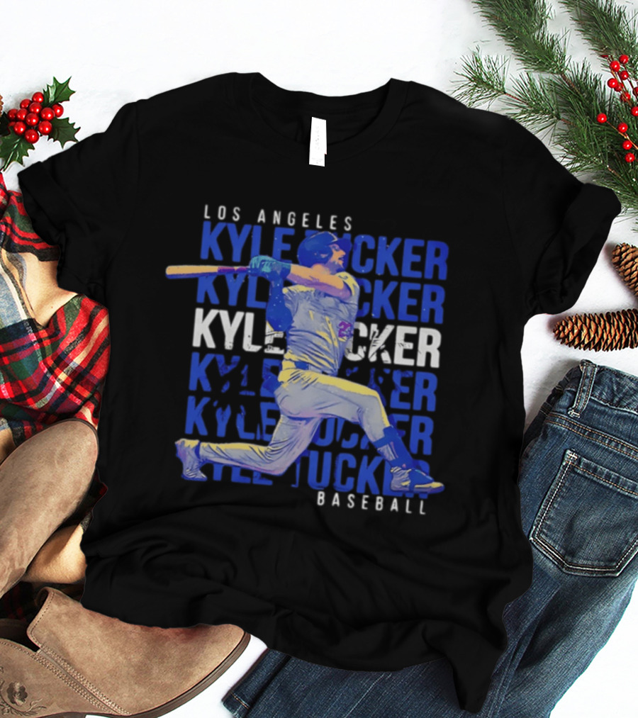 Los Angeles Kyle Tucker Baseball Dodgers Name Repeat T-Shirt