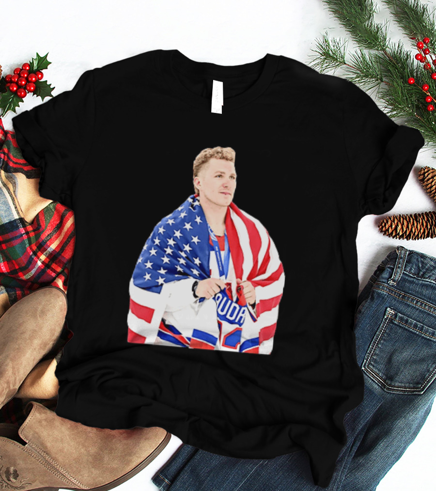 Matthew Tkachuk Team USA 2026 Milano Cortina Winter Olympics Golden Goal T-Shirt