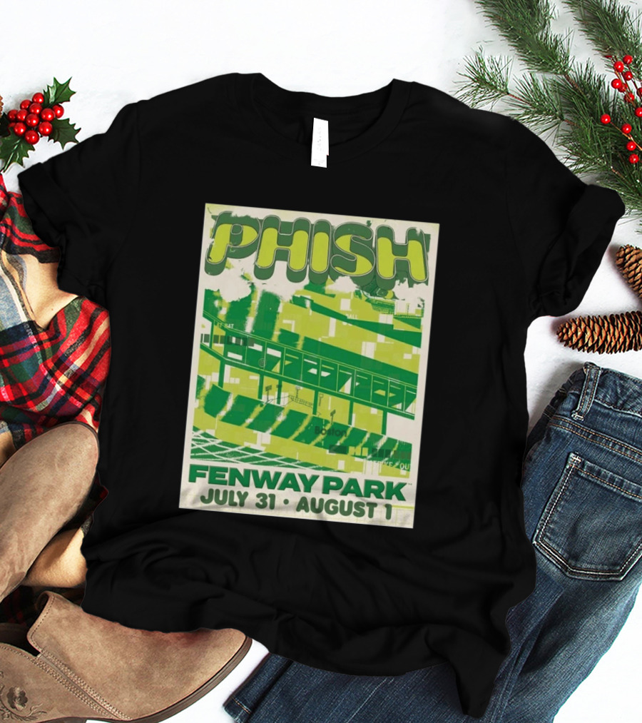 Phish Fenway Park Boston July 31 August 1 Event 2026 T-Shirt