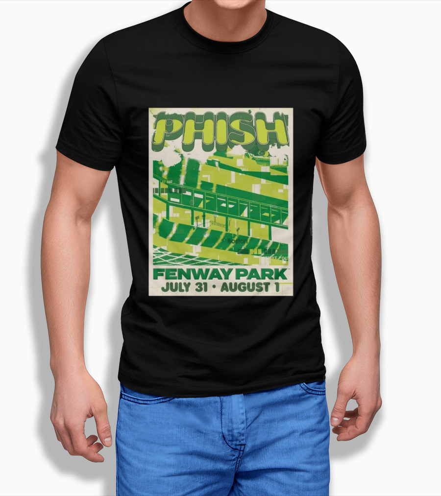Phish Fenway Park Boston July 31 August 1 Event 2026 T-Shirt