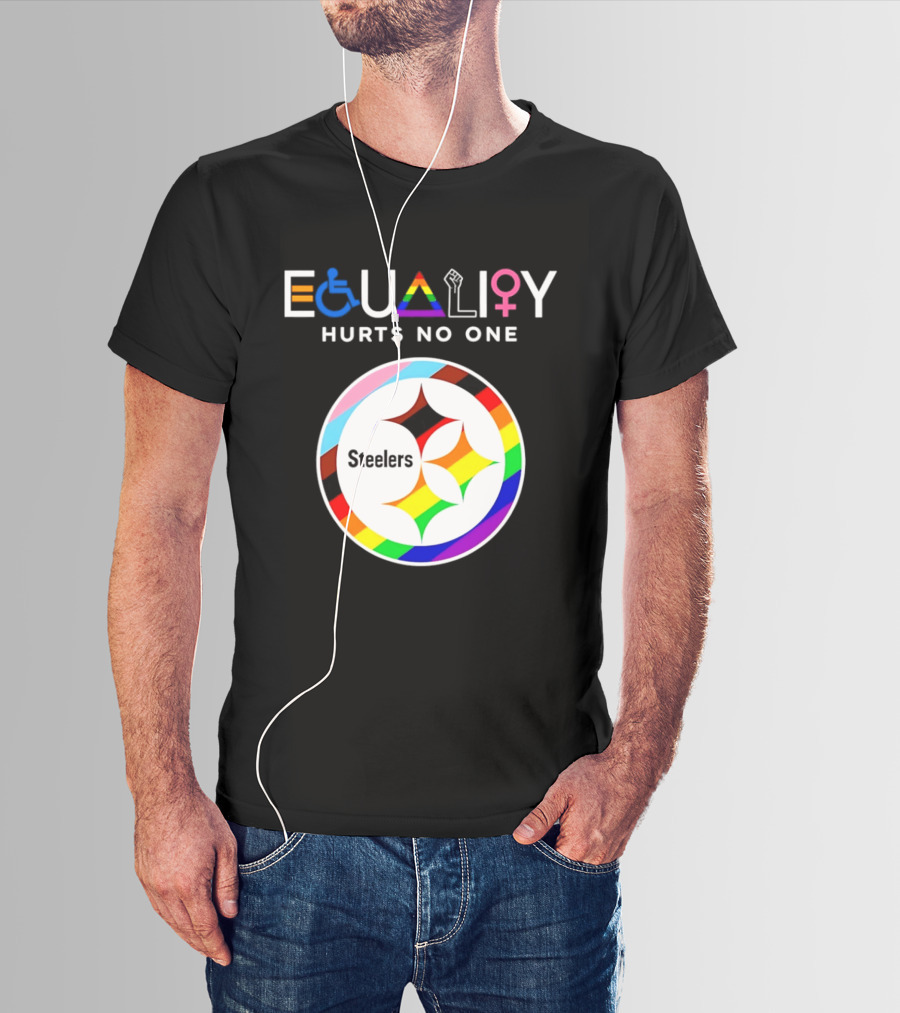 Pittsburgh Steelers Equality Hurts No One Inclusive T-Shirt