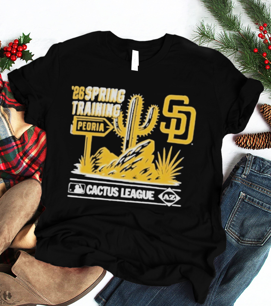San Diego Padres 2026 Cactus League Spring Training Peoria MLB T-Shirt