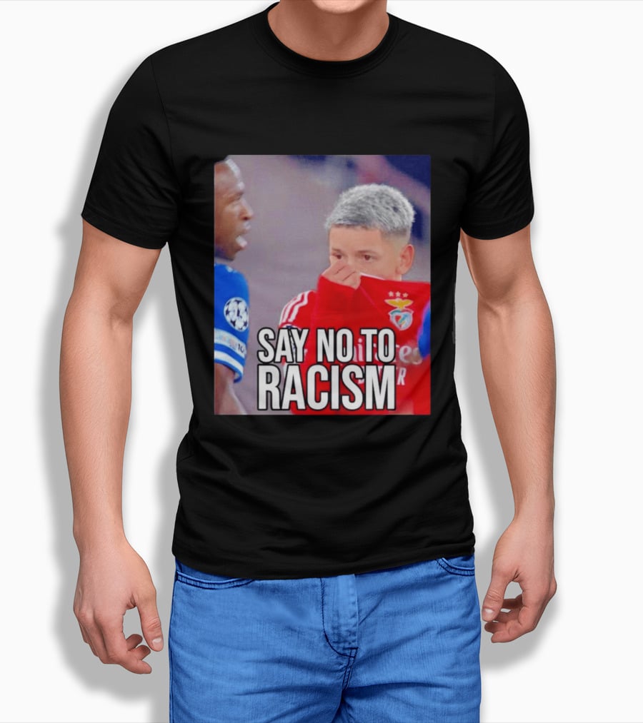 Say No To Racism Prestianni Benfica Soccer Awareness T-Shirt