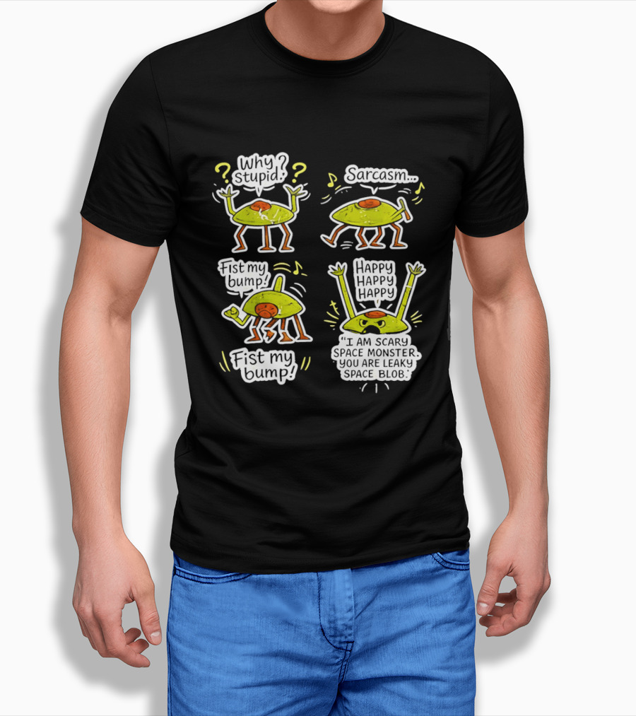 Project Hail Mary Rocky Eridian Why Stupid Sarcasm Fist My Bump Happy T-Shirt