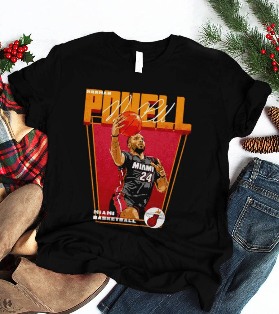 Norman Powell Miami Basketball 24 T-Shirt