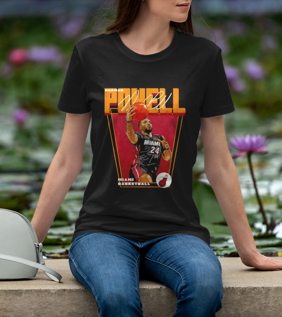 Norman Powell Miami Basketball 24 T-Shirt